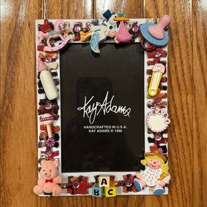 Kay Adams Baby Themed Picture Frame with Gift Box.